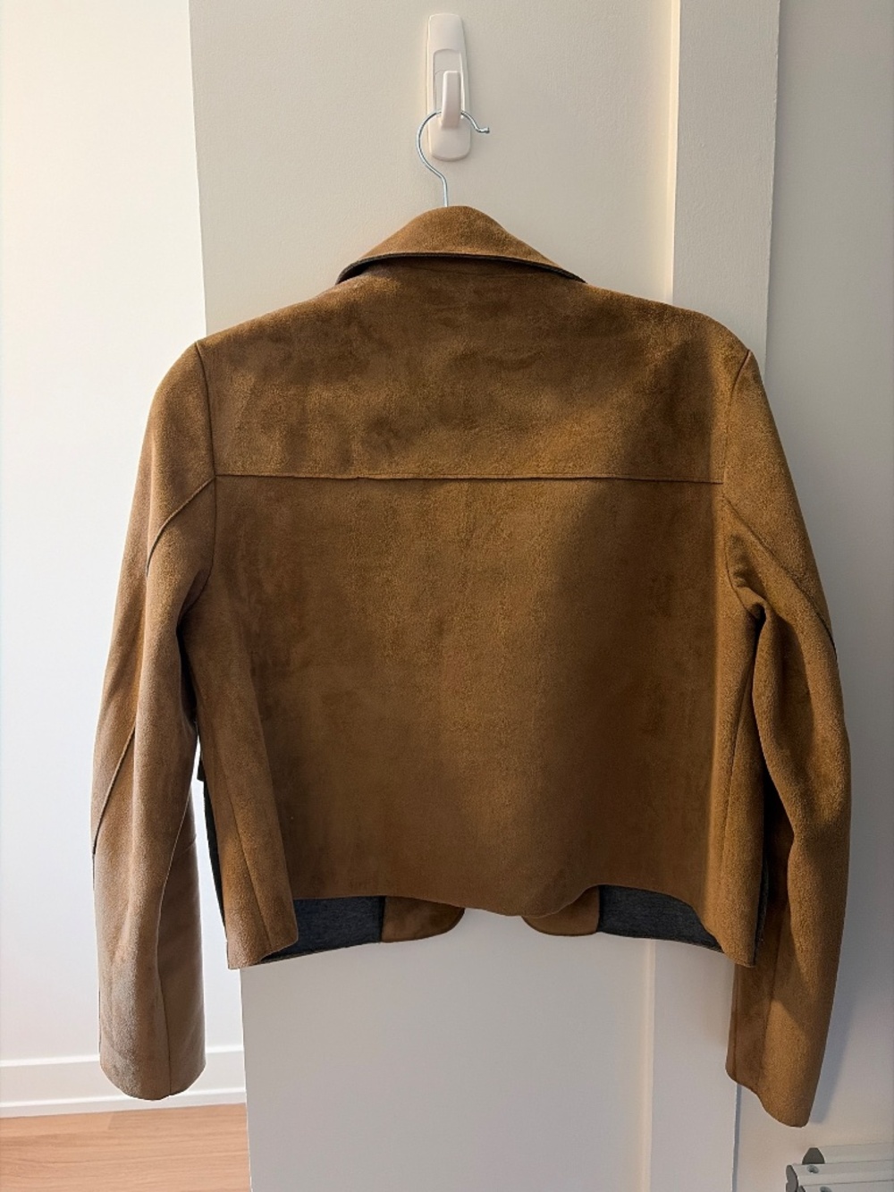 Zara brown suede jacket - Picture 2 of 4